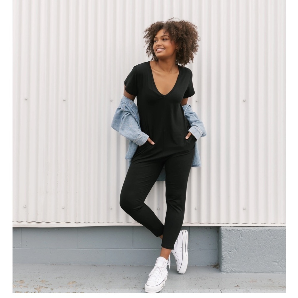 SMASH & TESS- SUNDAY ROMPER IN MIDNIGHT BLACK